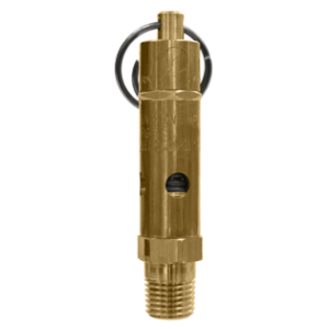 375 psi D Orifice ASME Section VIII Air/Gas Buna-N Disc Kingston Valves 710D45N1K1-375 Model 710 Safety Valve Brass Body and Trim Open Lever 1/2 Inlet x 3/4 Outlet 